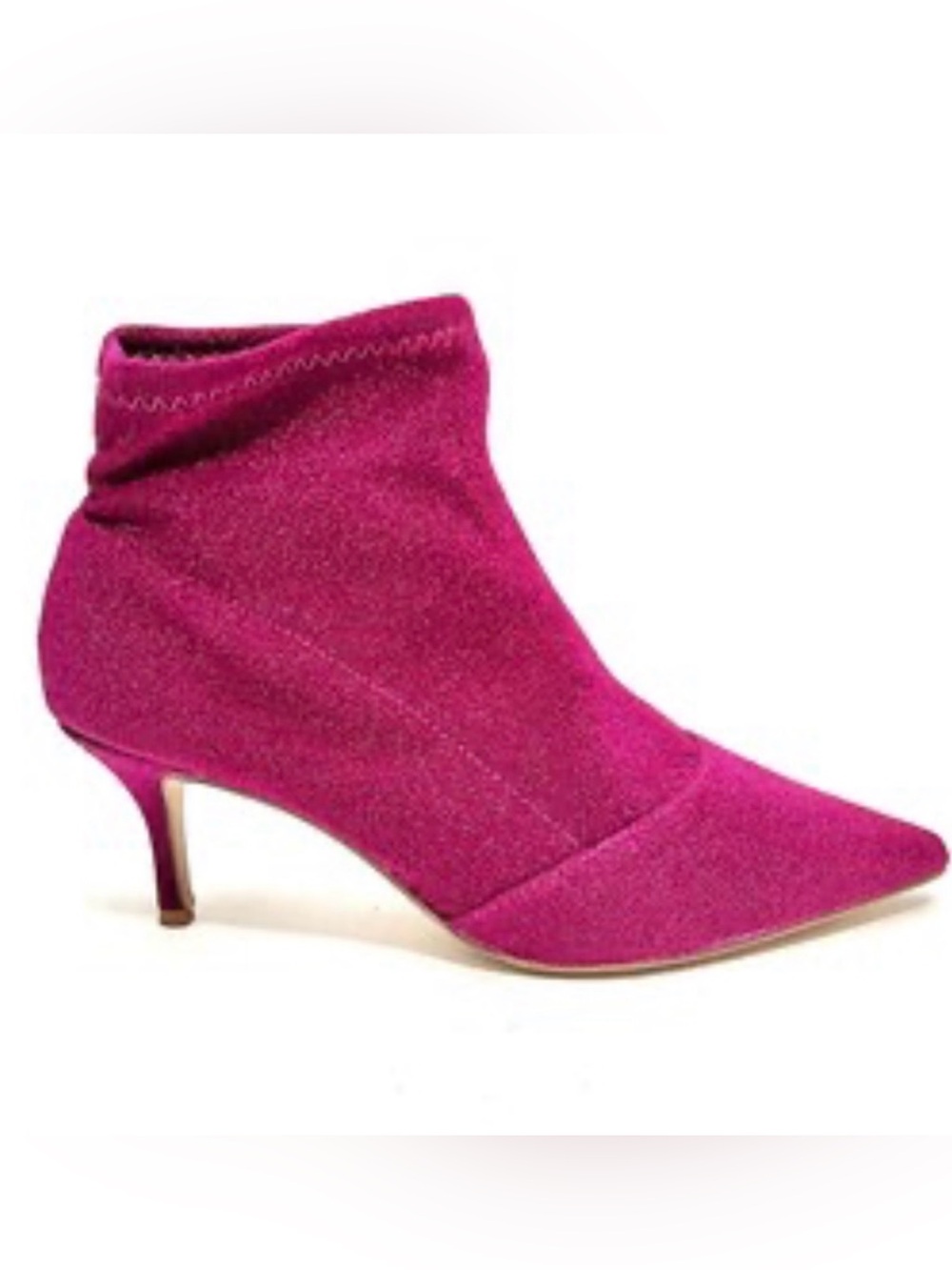 Charles by Charles David fuchsia glitter boots 8.5